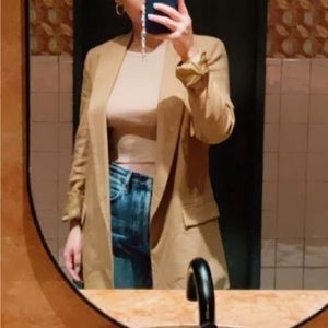 Gold Zara blazer